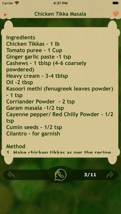 Indian Recipes Biryani Pulav Screenshot