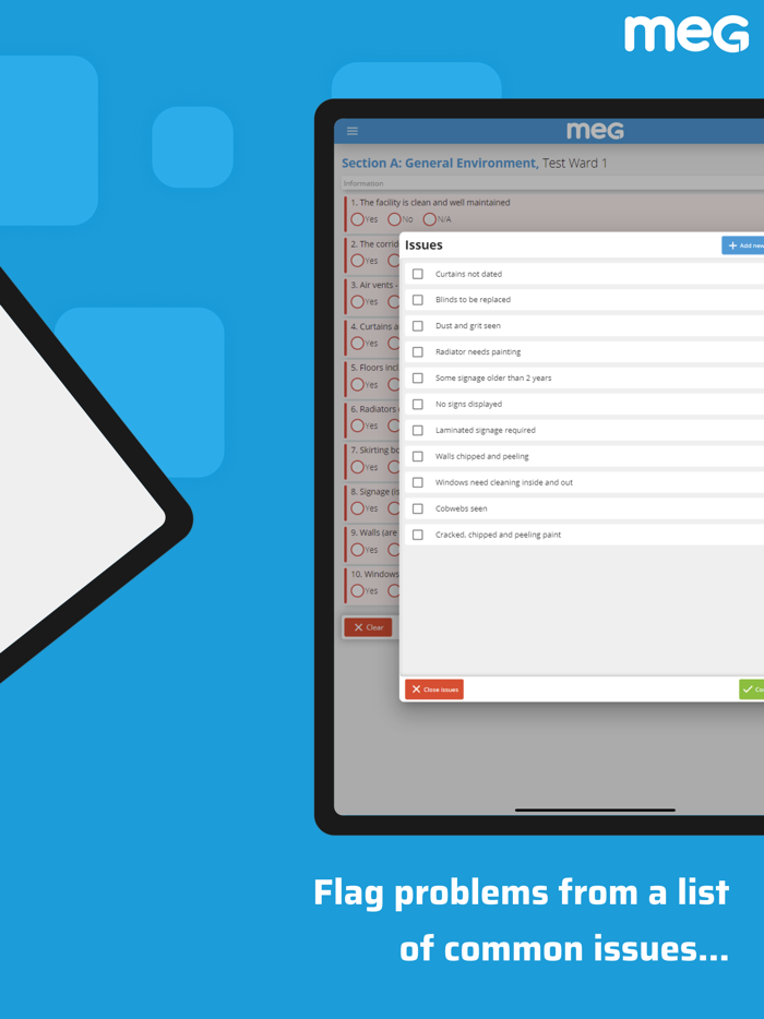 MEG QMS Audits Incidents