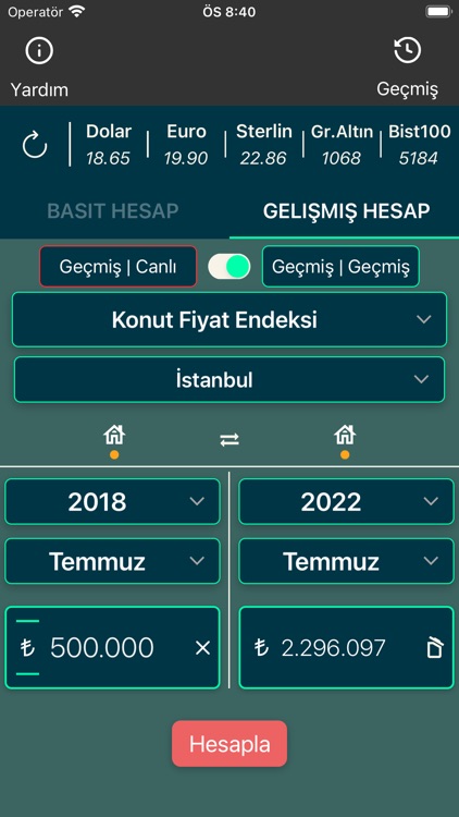 O Zamanın Parasıyla