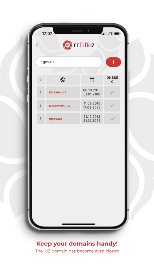 #1. ccTLD uz (iOS) 由: Uzinfocom