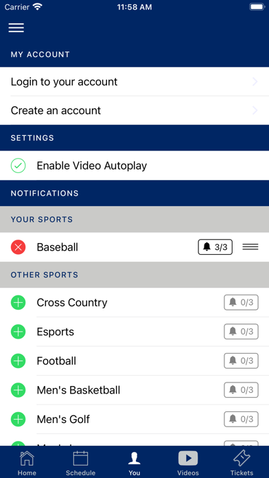 Marietta College Pioneers Screenshot