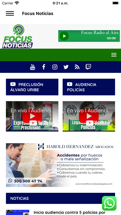 Focus Noticias Screenshot