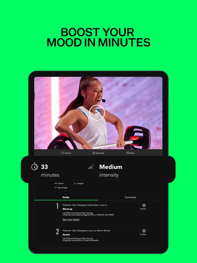 LES MILLS home workout app on the App Store