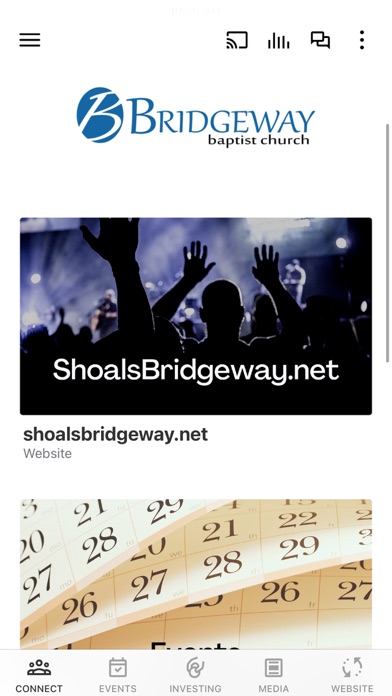 Bridgeway Baptist Church Screenshot