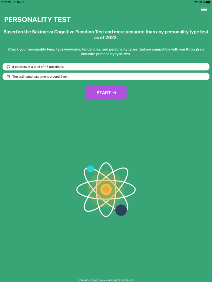 16 Personalities Test