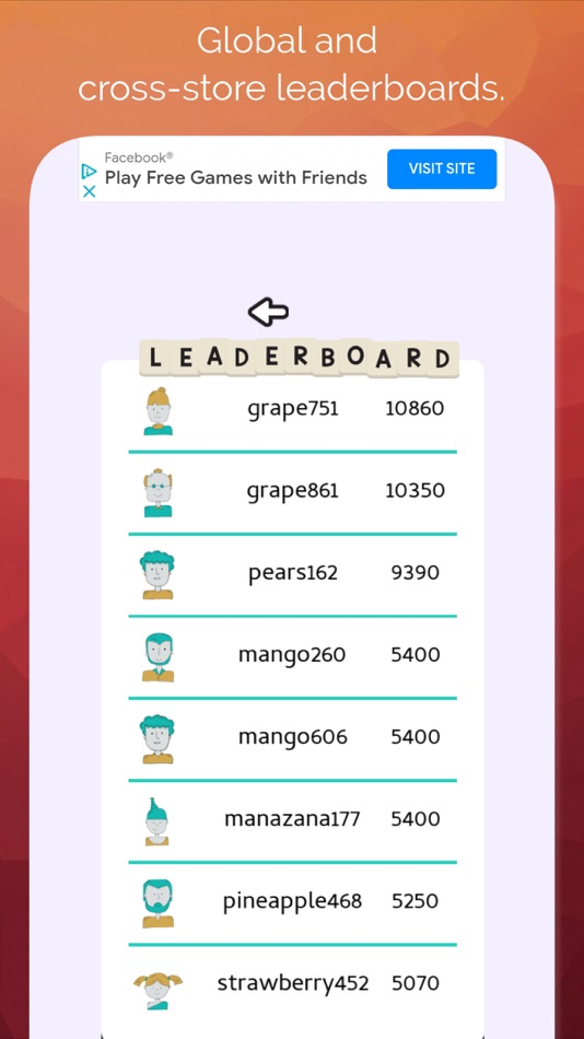 #5. chancleta: word puzzle game (iOS) 由: cabagomez.com