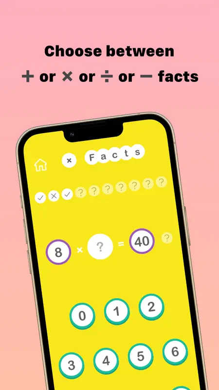 Maths Facts : number bonds screenshot 1 of 4