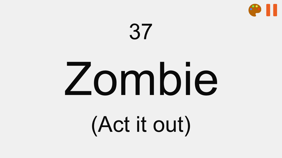#1. Charades: Word Guessing Games (iOS) By: Huan Lin