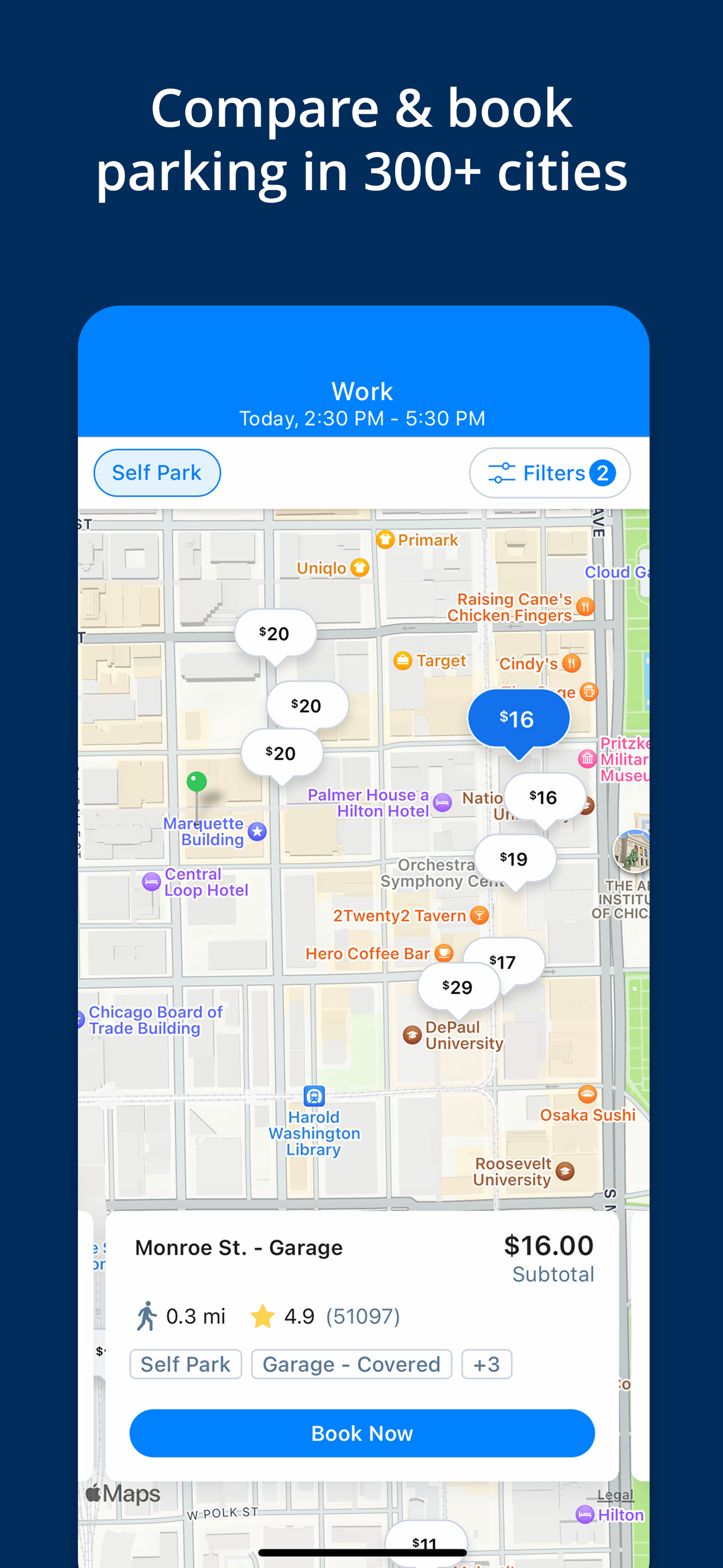 SpotHero: #1 Rated Parking App