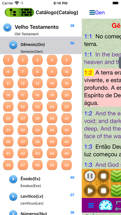 Screenshot #2 pour Português Englês santa bíblia