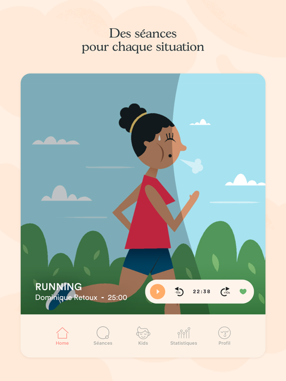 Mind - Méditations guidées iPad screenshot 7 - Health & Fitness app