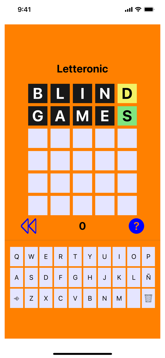 Accessible letteronic