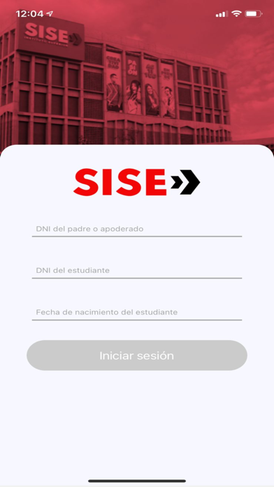 SISE Apoderados Screenshot