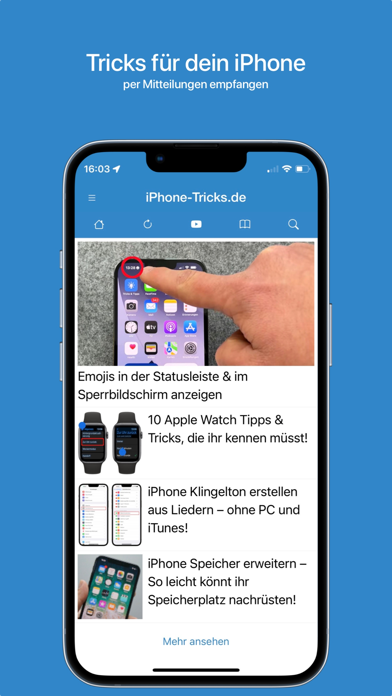 Tricks fürs iPhone Screenshot
