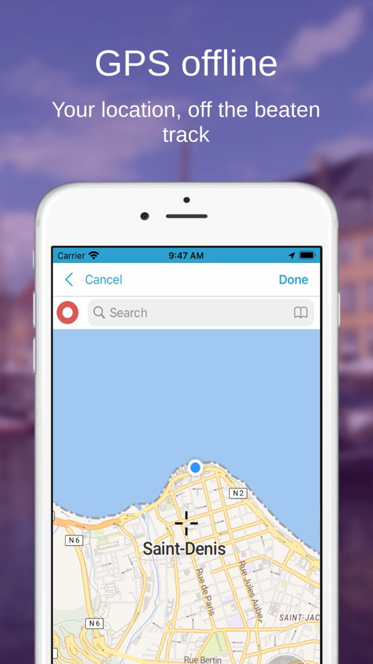 #5. La Réunion OffLine Map (iOS) 由: Chaviro Software