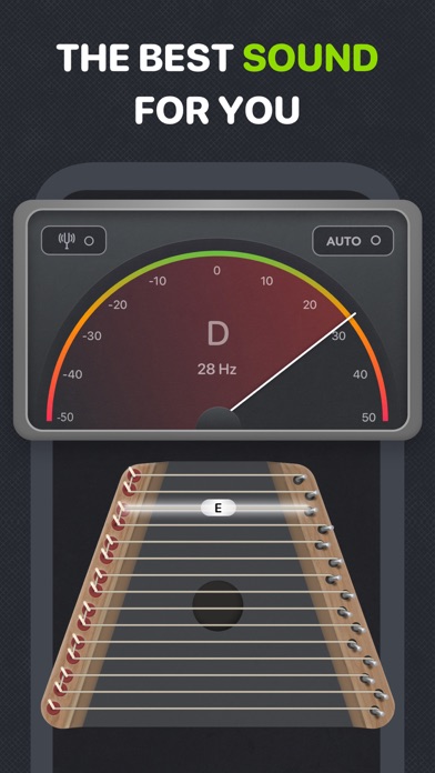 Tuner: cymbals, bass & guitar Screenshot