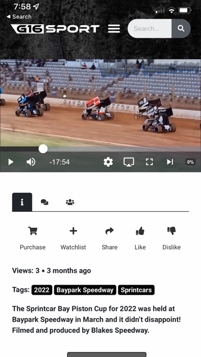 G16 Sport Screenshot