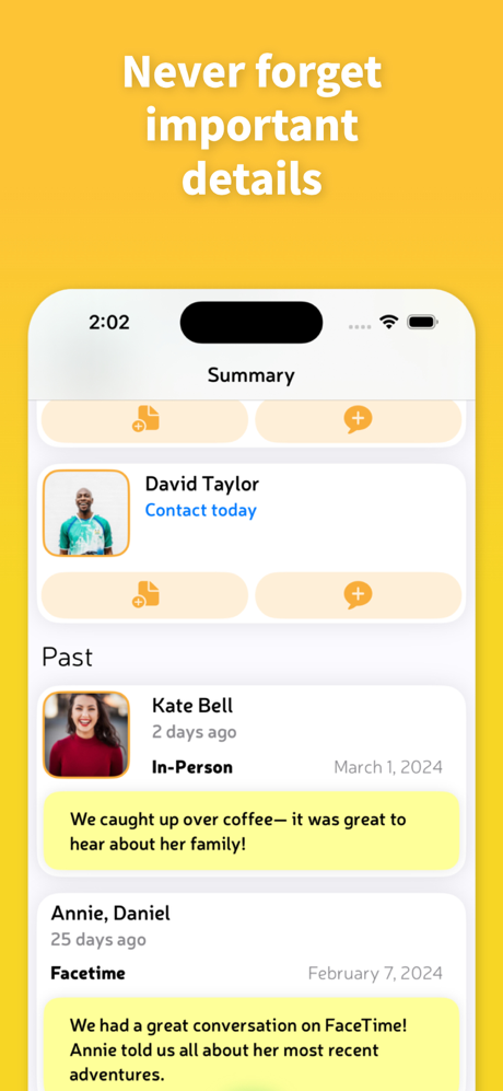 Linc - Friendship Tracker screenshot 3