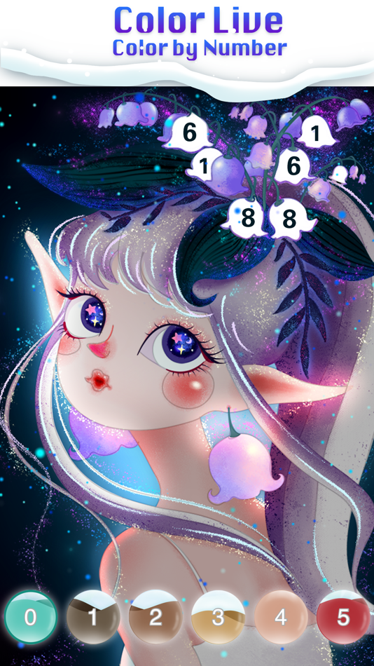 #4. Color Live - Color by Number (iOS) 由: 丽丹 王