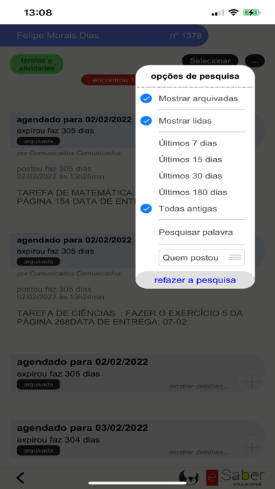 eSaber Educacional Screenshot