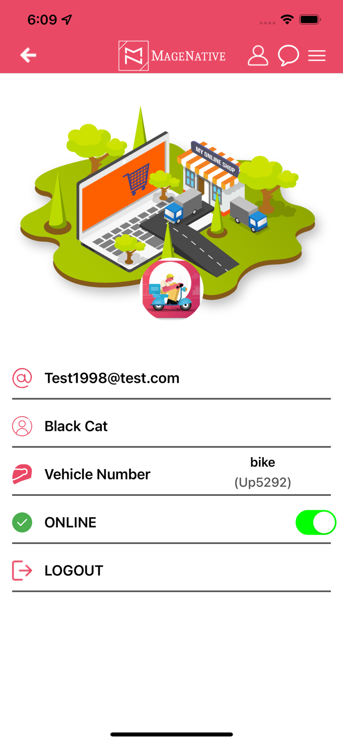 Magenative Delivery App For M2