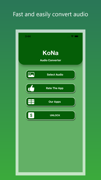 Kona Audio Converter Screenshot