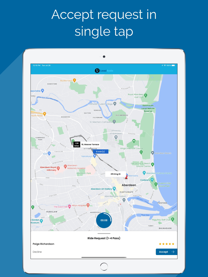 LeadRyde Driver Drive to Earn