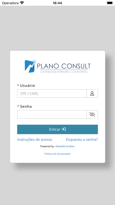 Plano Consult Screenshot