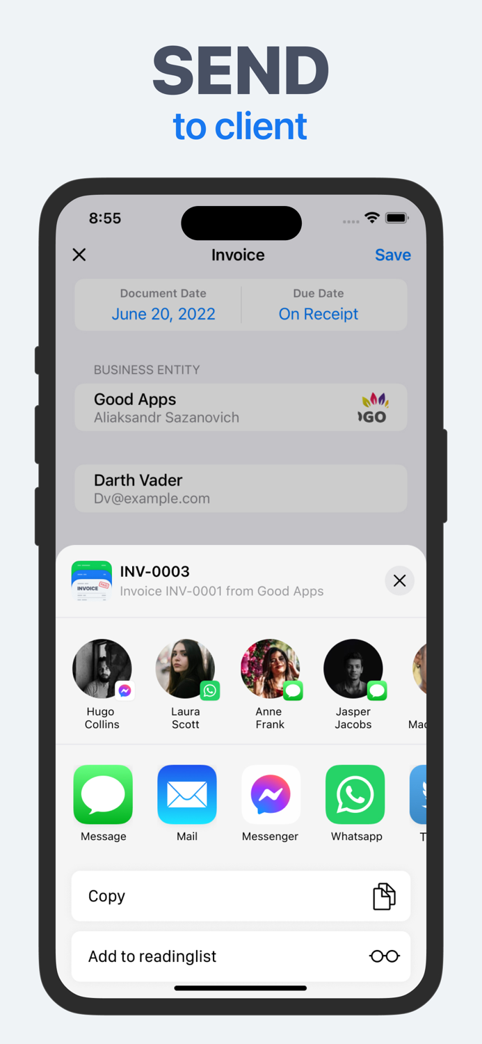 Simple Invoice Generator Maker