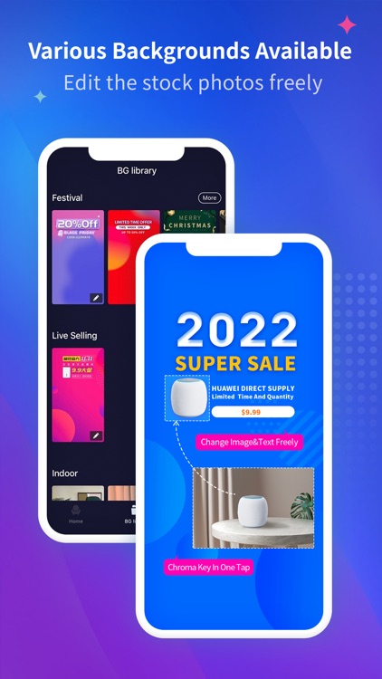 Casttingo-Chroma Key for Live