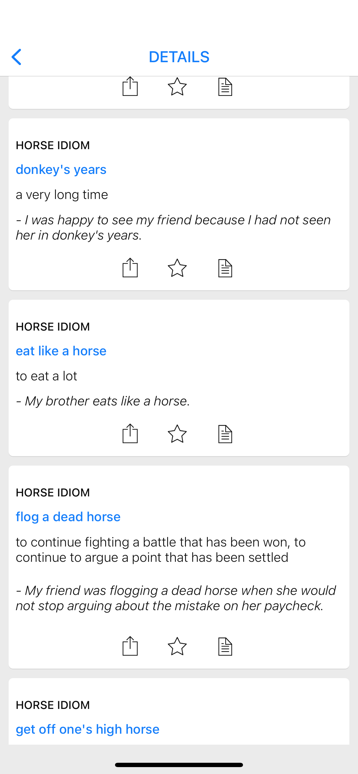 Time & Animal idioms