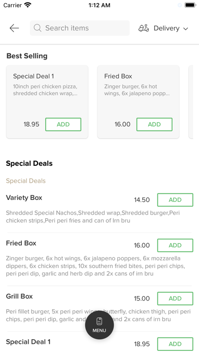 Zulus Peri Peri Aberdeen Screenshot