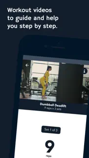 dumbbell workout program iphone screenshot 3