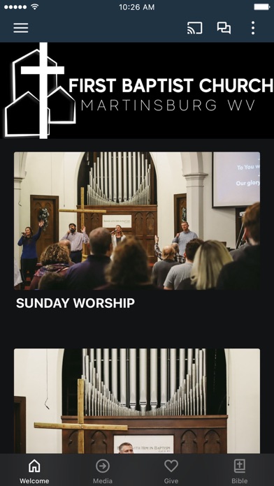 First Baptist Martinsburg Screenshot