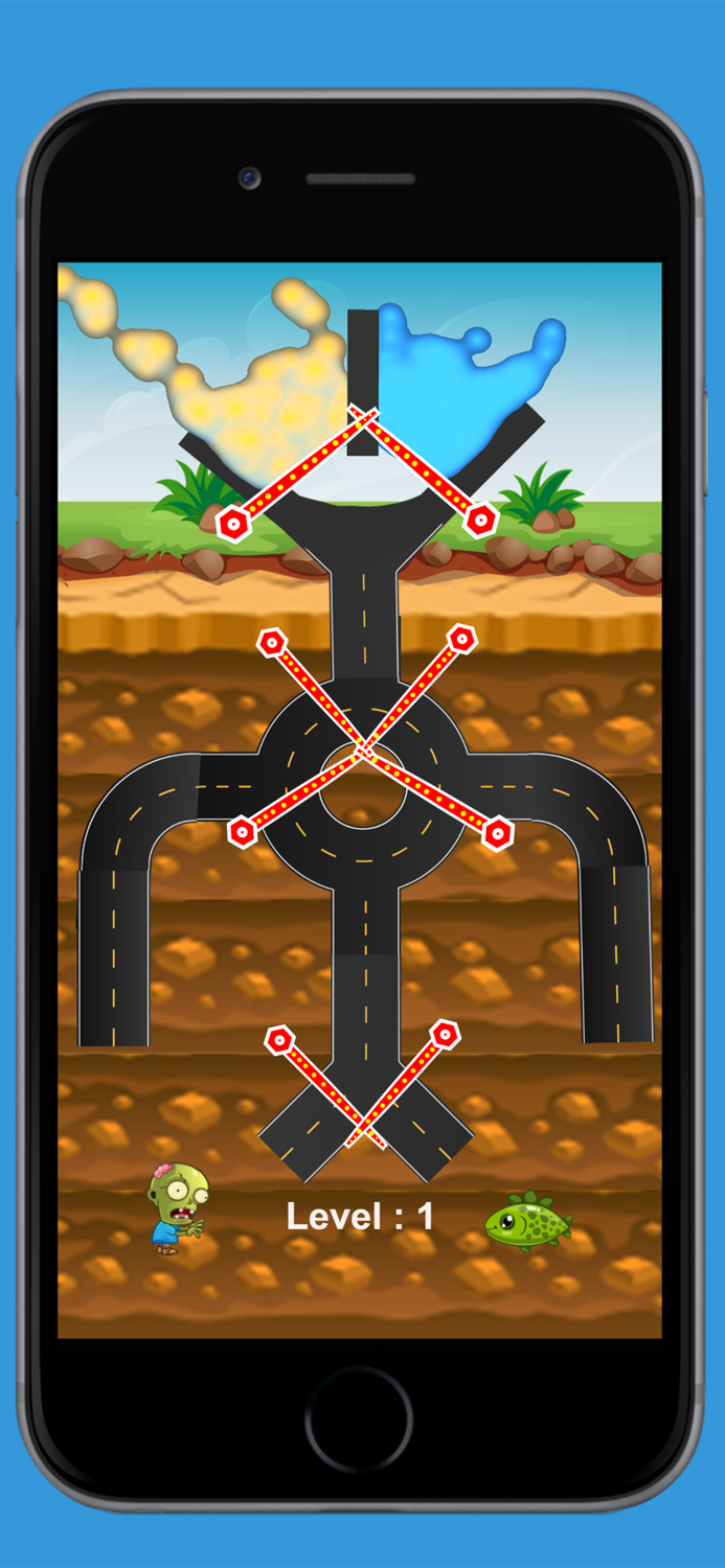 Water Flow Connect Pipes