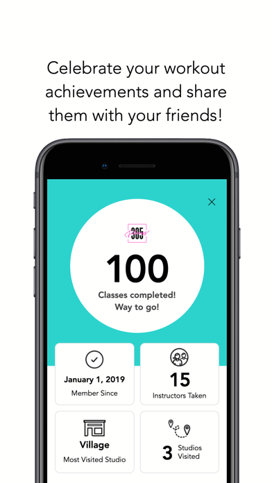 305 Fitness Studios Screenshot