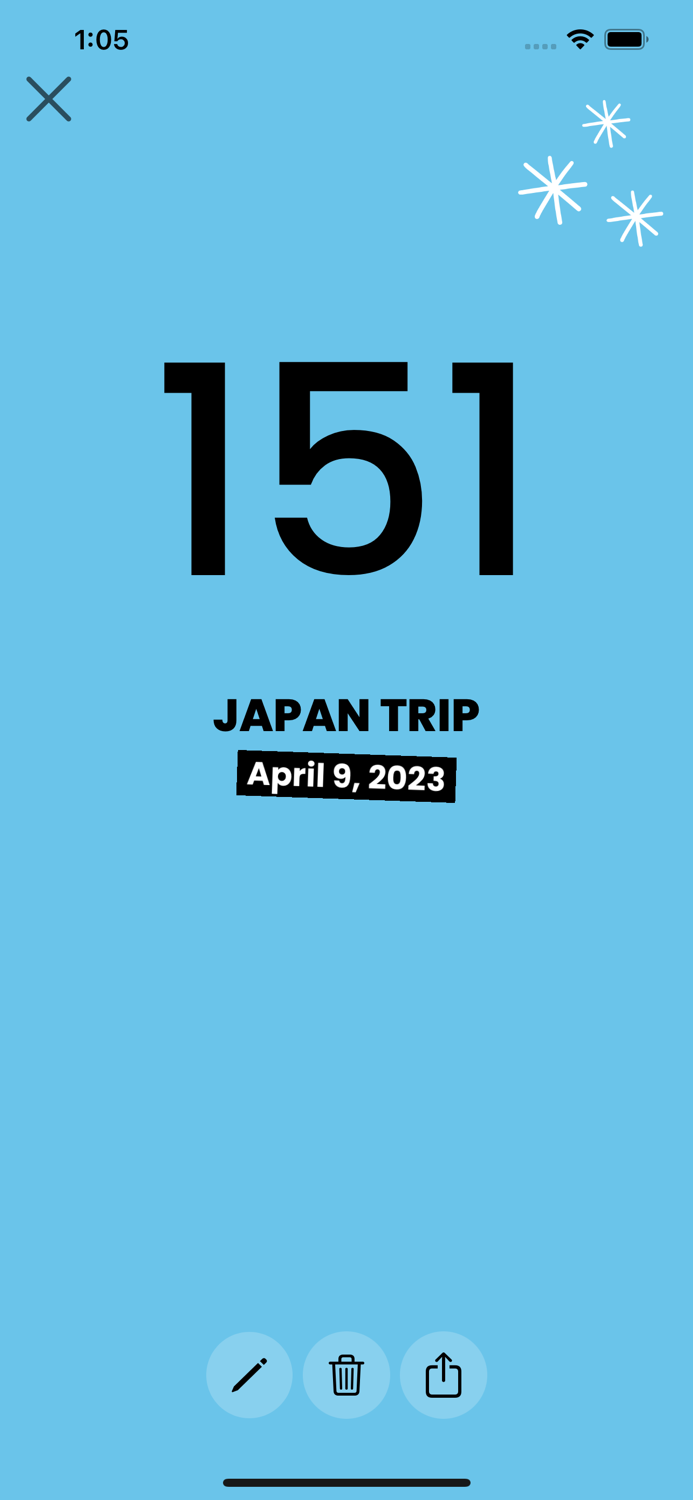 Upcoming Events Countdown