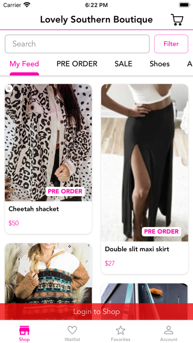 Lovely Southern Boutique Screenshot