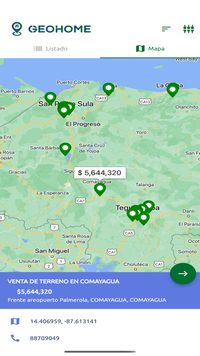 GeoHome Screenshot