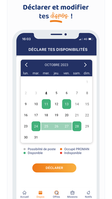 myPROMAN Intérimaires Screenshot