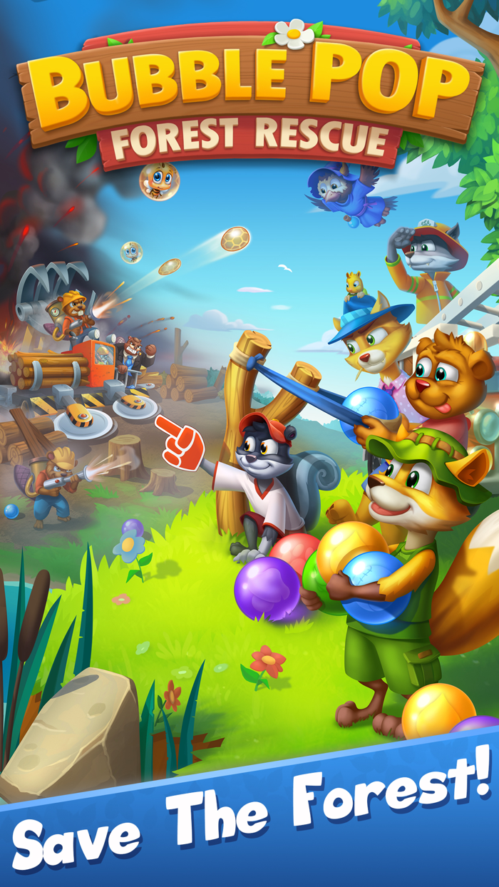 Forest Rescue Bubble POP 2