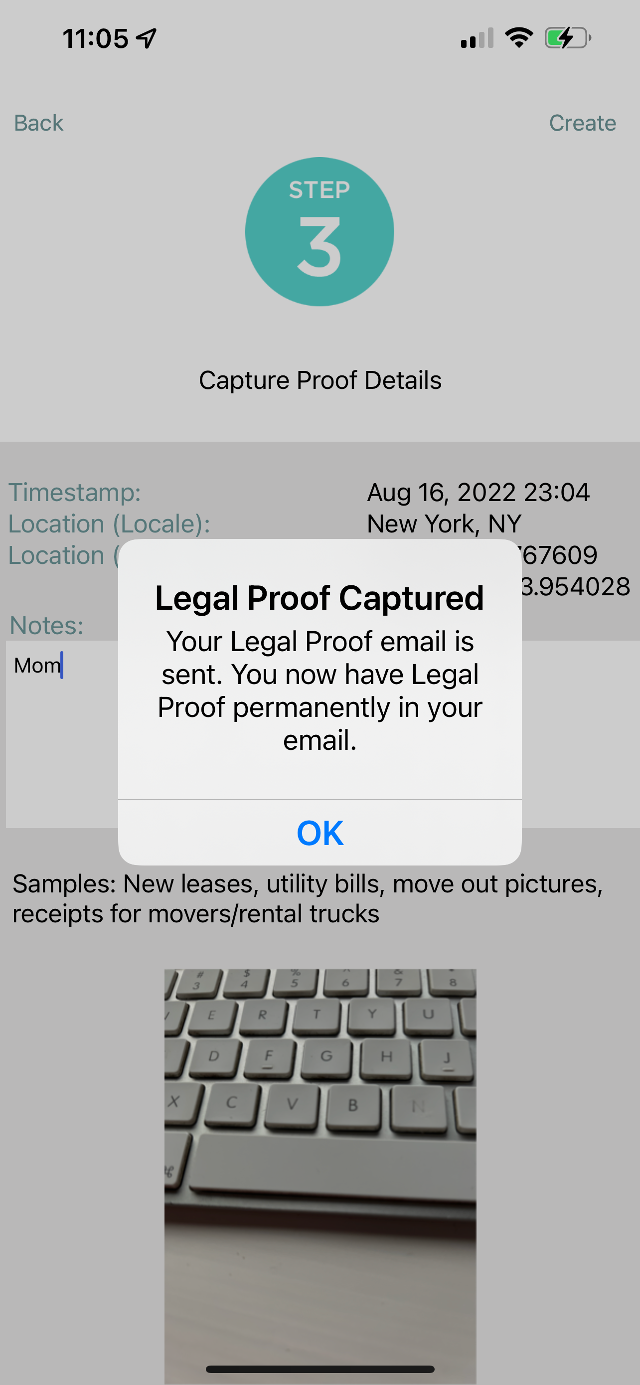 Legal Proof