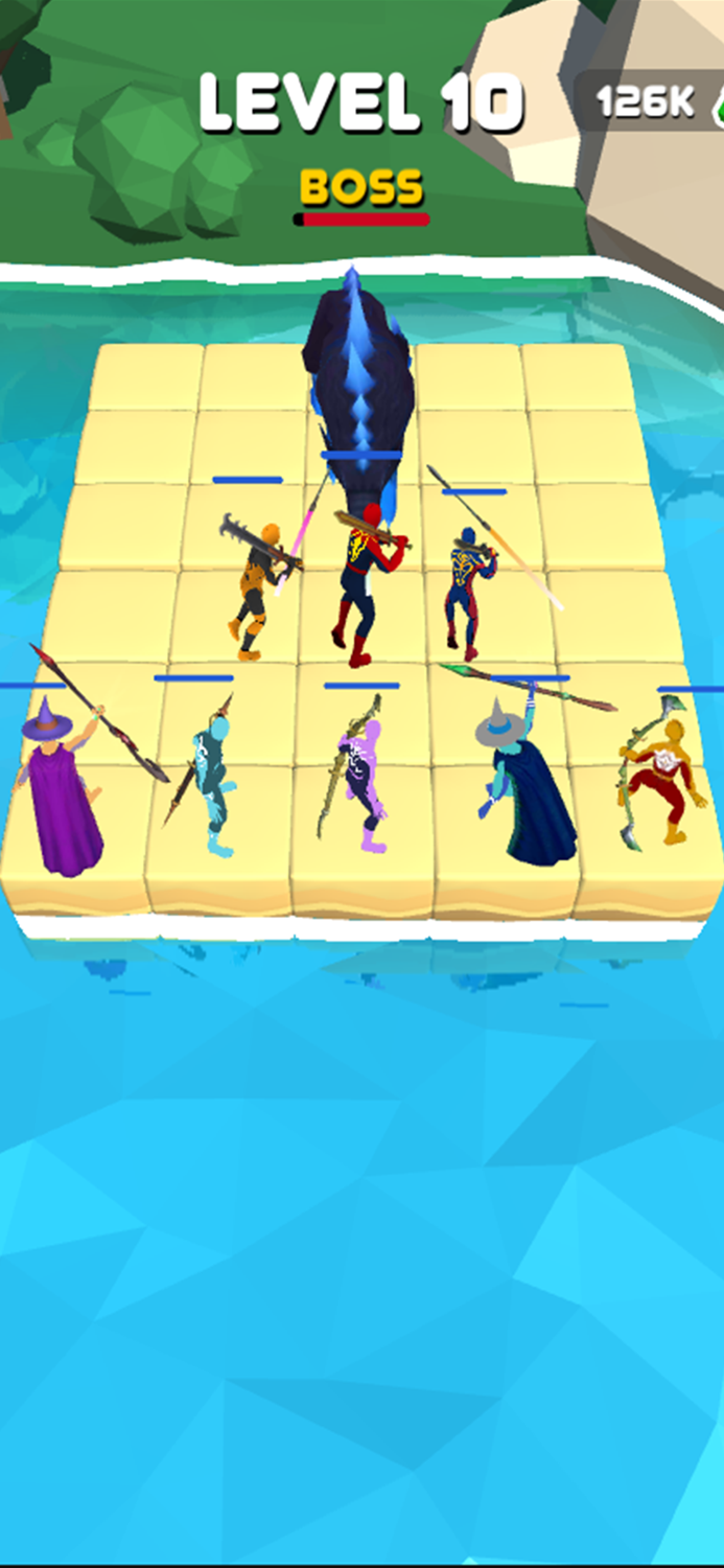 Superhero Merge Master 3D