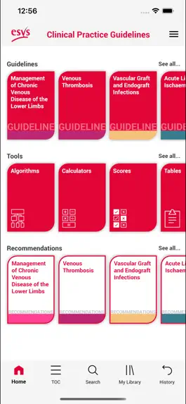 Game screenshot ESVS Clinical Guidelines mod apk