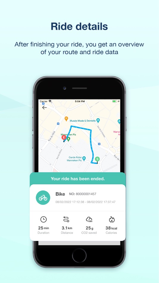 #5. Bike2M (iOS) بواسطة: Mobit Belgium BVBA