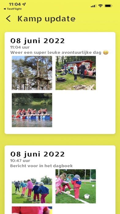 Club Adventure ouderapp Screenshot