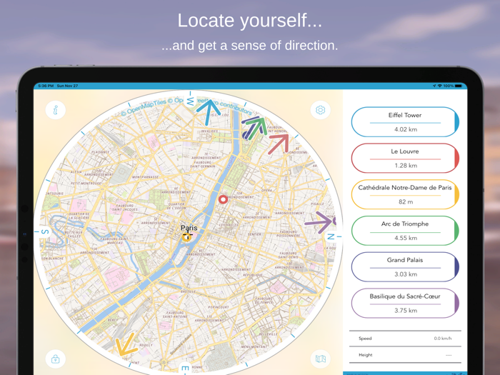 Paris on Foot  Offline Map