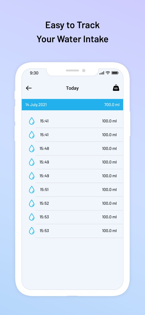 Water Reminder : Aqualert - ヘルスケア／フィットネスアプリ | MWM