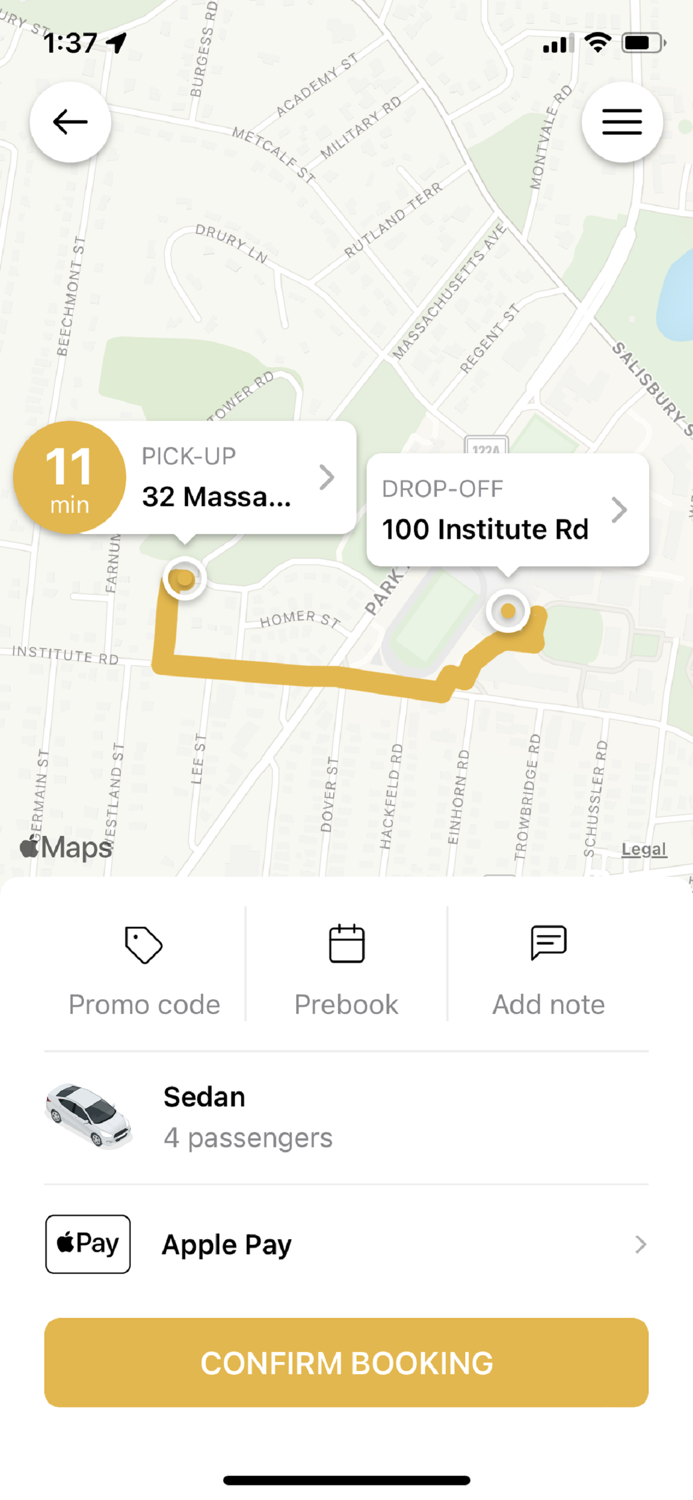 Worcester Yellow Cab