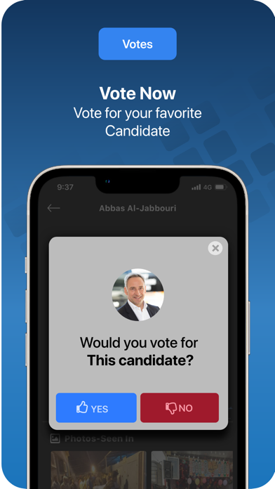 Murasha7i (مرشحي) iPhone screenshot 5 - Social Networking app